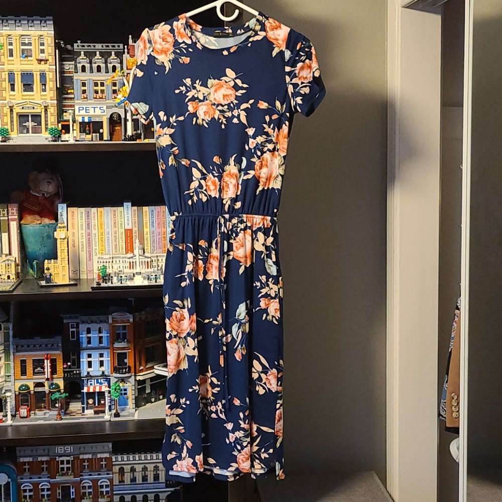 Floral midi dress